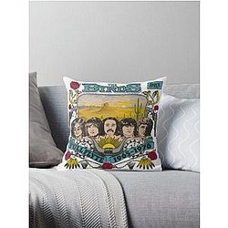 The Byrds Throw Pillow