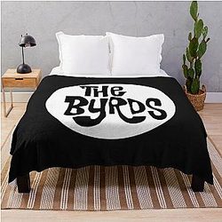 Black byrds Throw Blanket
