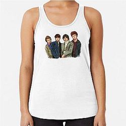 The Byrds - An illustration by Paul Cemmick Racerback Tank Top