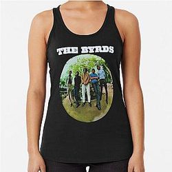 Byrds Band Rock 4 Racerback Tank Top
