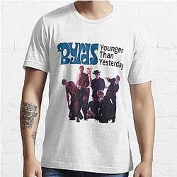 PSY200&x2D;018&x2D;WT&x2E; The Byrds &x2D; Younger Than Yesterday Essential T-Shirt