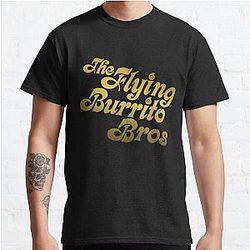 The Byrds Mr Tambourine - The Flying Burrito Bros Essential Text classic Classic T-Shirt