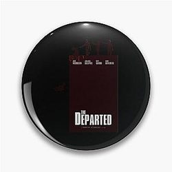 Needed Gifts The Departed Minimalist Moive Poster Pin