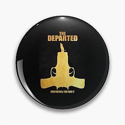 Birthday Gifts The Departed - Minimal Movie Poster - Mmpg - Graphix Inception Pin