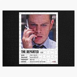 Music Vintage The Departed Minimalist Poster Gangs Of New York Jigsaw Puzzle
