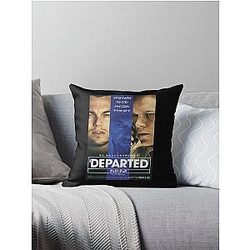 Mens Funny Japanese The Departed Leonardo Dicaprio Throw Pillow