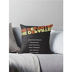 The Departed minimalist Throw Pillow