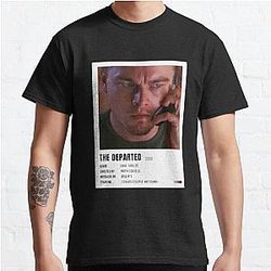 Music Retro The Departed Minimalist Poster Inception Classic T-Shirt