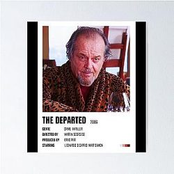 Special Present The Departed Minimalist Poster Titanic Poster