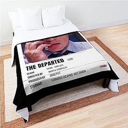 Music Vintage The Departed Minimalist Poster Gangs Of New York Comforter