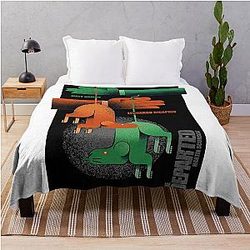The Departed illustration Throw Blanket