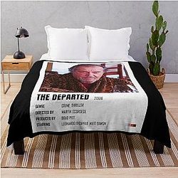 Special Present The Departed Minimalist Poster Titanic Throw Blanket