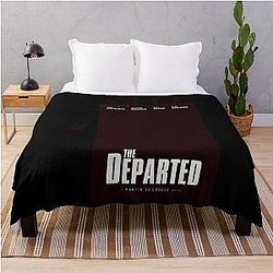 Needed Gifts The Departed Minimalist Moive Poster Throw Blanket