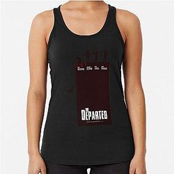 Needed Gifts The Departed Minimalist Moive Poster Racerback Tank Top