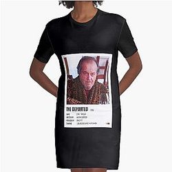 Special Present The Departed Minimalist Poster Titanic Graphic T-Shirt Dress