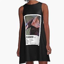 Music Vintage Retro The Departed Minimalist Poster Movies A-Line Dress