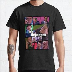 For Men Women The Departed Movie Poster (Gta Version) Martin Scorsese Classic T-Shirt