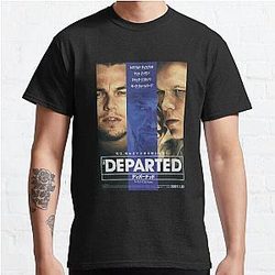 Mens Funny Japanese The Departed Leonardo Dicaprio Classic T-Shirt