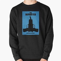 Vintage Photograp The Departed - Minimal Movie Poster - Mmpg - Graphix Jack Nicholson Pullover Sweatshirt