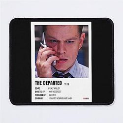 Music Vintage The Departed Minimalist Poster Gangs Of New York Mouse Pad