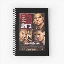 Funny Men The Departed Supporting Fighting Spiral Notebook