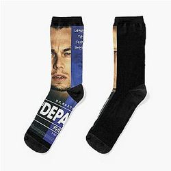 Mens Funny Japanese The Departed Leonardo Dicaprio Socks