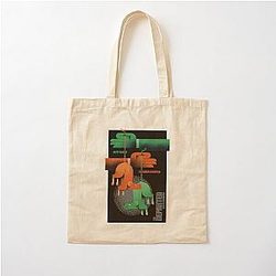 The Departed illustration Cotton Tote Bag