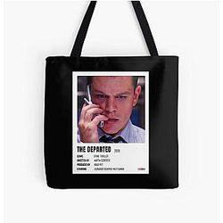 Music Vintage The Departed Minimalist Poster Gangs Of New York All Over Print Tote Bag