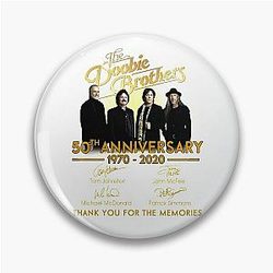 Para los hermanos Doobies 50 aniversario 1970 2020 Camisa de banda de música T- Camisas de banda de música de metal para hombre- Camisa de cantante para mujeres pin rosa