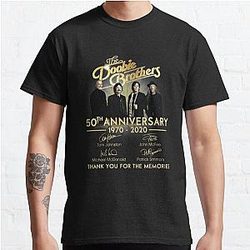 For The Doobies Brothers 50th Anniversary 1970 2020  Music Band T Shirt Classic T-Shirt