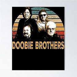 Doobie Grooves Tee inspirado en el Vintage con los miembros legendarios del cartel de la banda