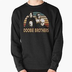 Doobie Grooves Vintage-Inspired Tee Destacando los Miembros Legendarios de la Banda Pullover Sweatshirt