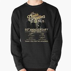 For The Doobies Brothers 50Th Anniversary 1970 2020  Music Band T Shirt Pullover Sweatshirt