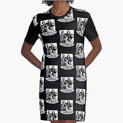 The Doobie Vintage - The Doobie Tour Graphic T-Shirt Dress