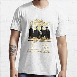 For The Doobies Brothers 50th Anniversary 1970 2020  Music Band T Shirt- Metal Music Band Shirts For Men- Singer Shirt For Women Pink Essential T-Shirt