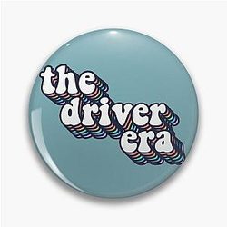 the driver era rainbow vintage retro design Pin