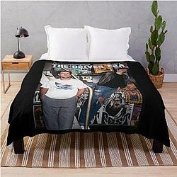 Retro Vintage The Driver Album Awesome For Music Fan Throw Blanket