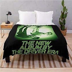 Vintage Girlfriend The Driver Era Throw Blanket