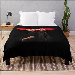 Music Vintage Retro The Driver Era Black And Red Design Funny Graphic Gift Throw Blanket