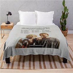 Music World Tour Driver Car Era Throw Blanket