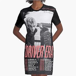 The Driver Era 2024 Tour Poster Graphic T-Shirt Dress