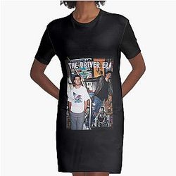 Retro Vintage The Driver Album Awesome For Music Fan Graphic T-Shirt Dress