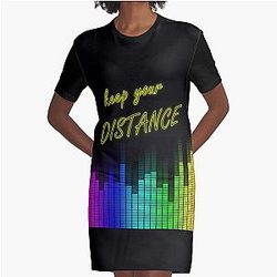 The Equalizer Worldwide Graphic T-Shirt Dress