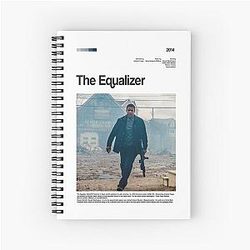 The Equalizer Movie Spiral Notebook