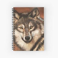 Equinox Wolf The Spiral Notebook
