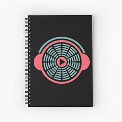 For music lover The equalizer in a circle spiral notebook