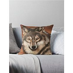Equinox Wolf The Throw Pillow