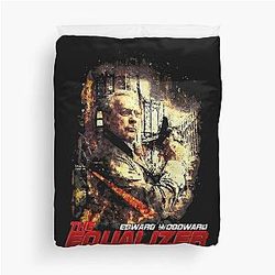 Edward Woodward The Equaliser Duvet Cover