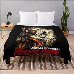 Edward Woodward The Equalizer Throw Blanket