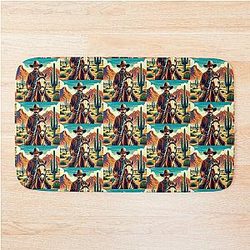 Saddle Up for Justice Ride with the Equalizer Bath Mat